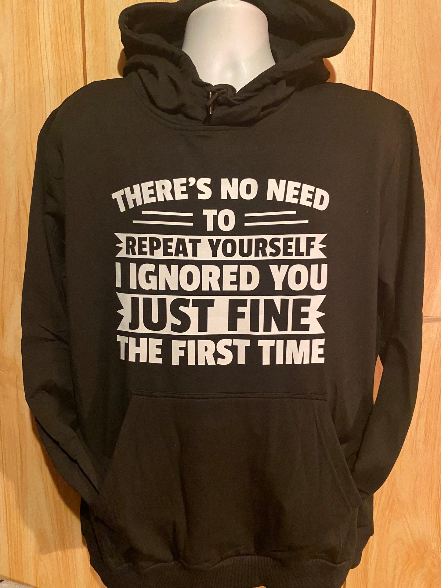 Ignored you hoodie black