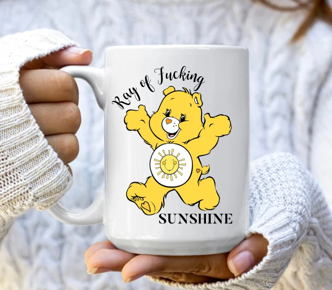 Swear Bear Ray of Fucking Sunshine Mug
