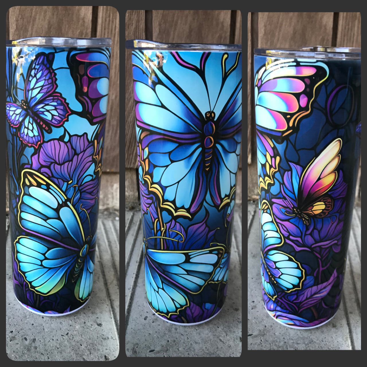 Butterfly tumbler