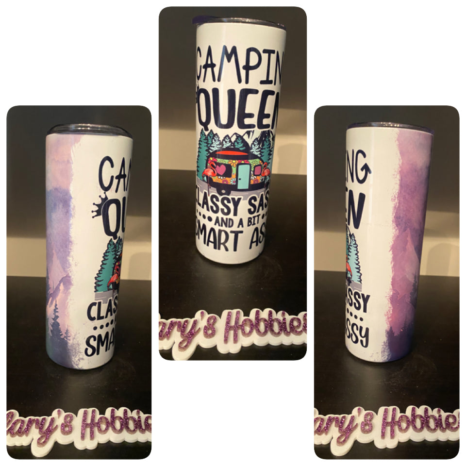 Camping Queen tumbler