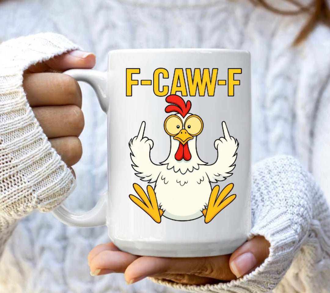 F Caw F 4 mug
