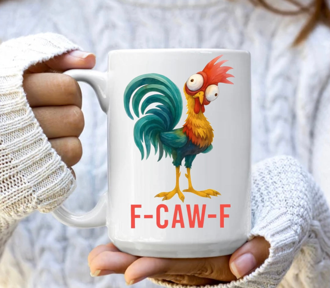 F Caw F 5 mug