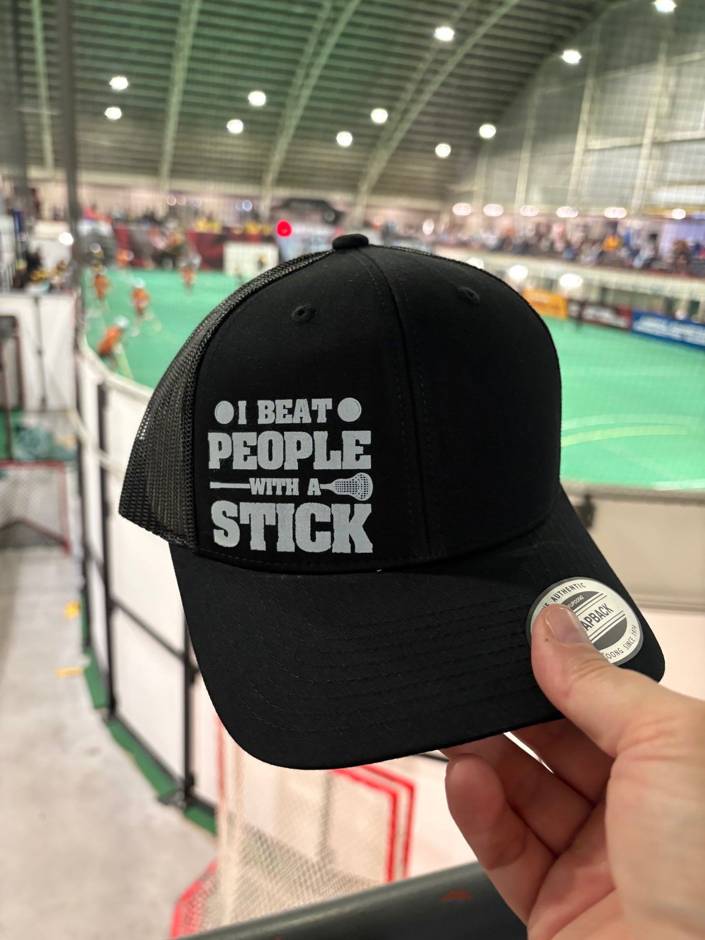 I beat people with a stick Lacrosse