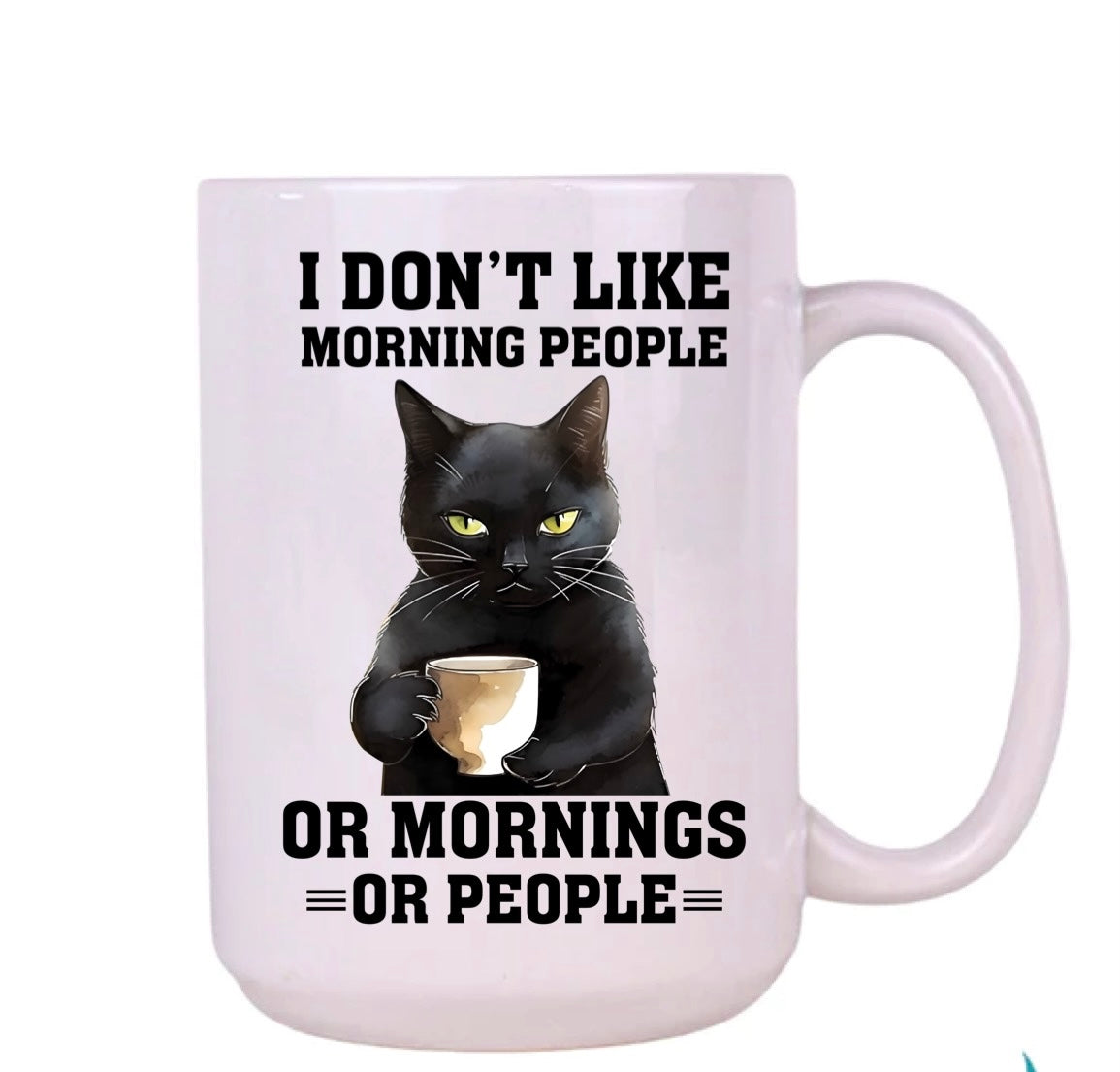 I don’t like morning people mug