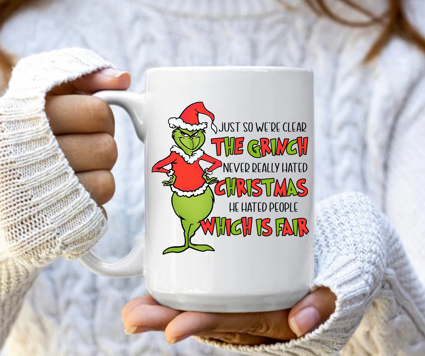 Never really hated Christmas mug