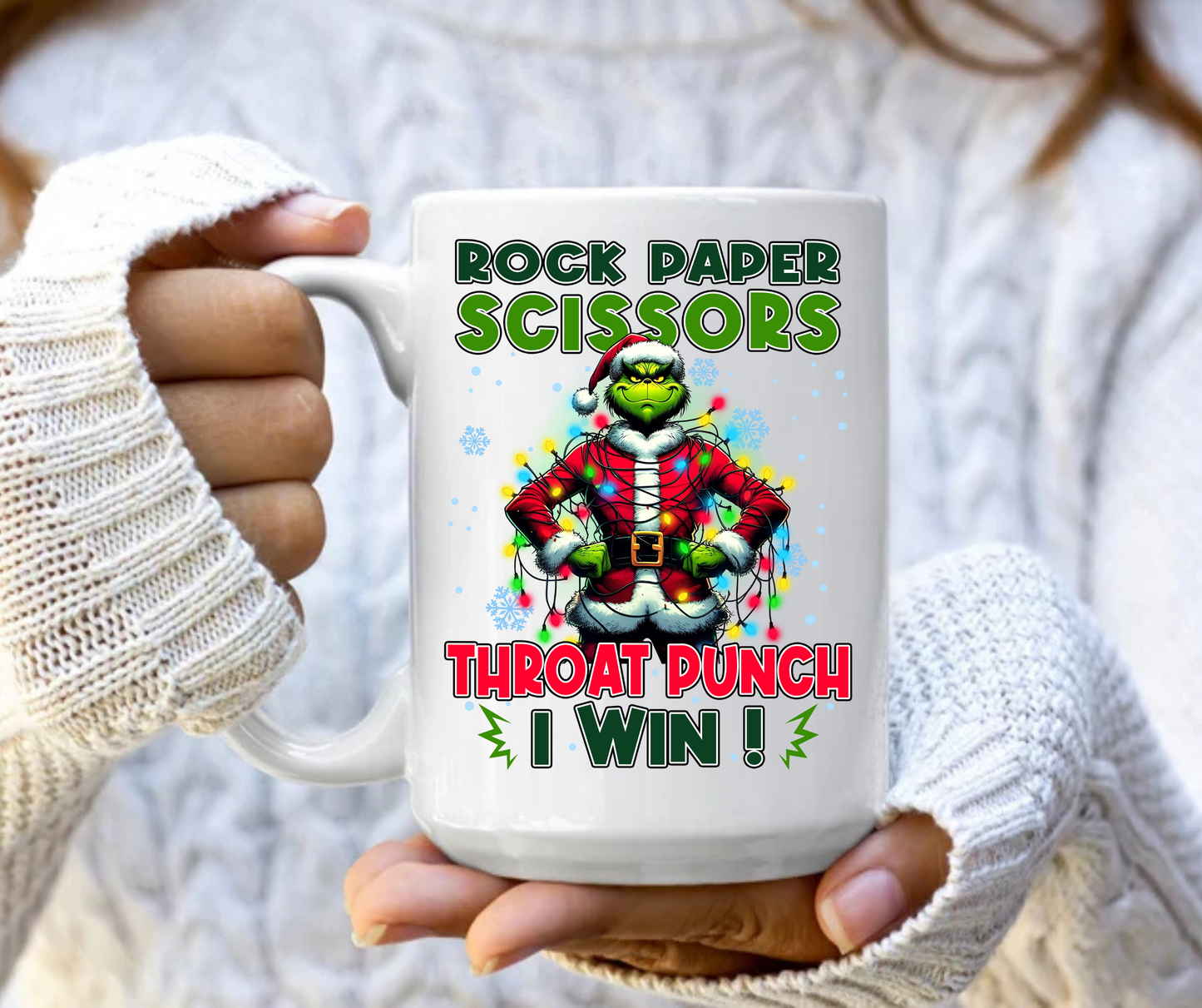Rock paper scissors 2 mug