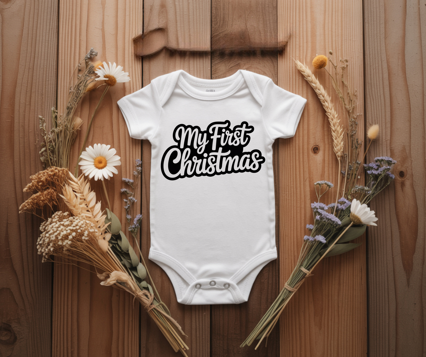 My First Christmas onesie