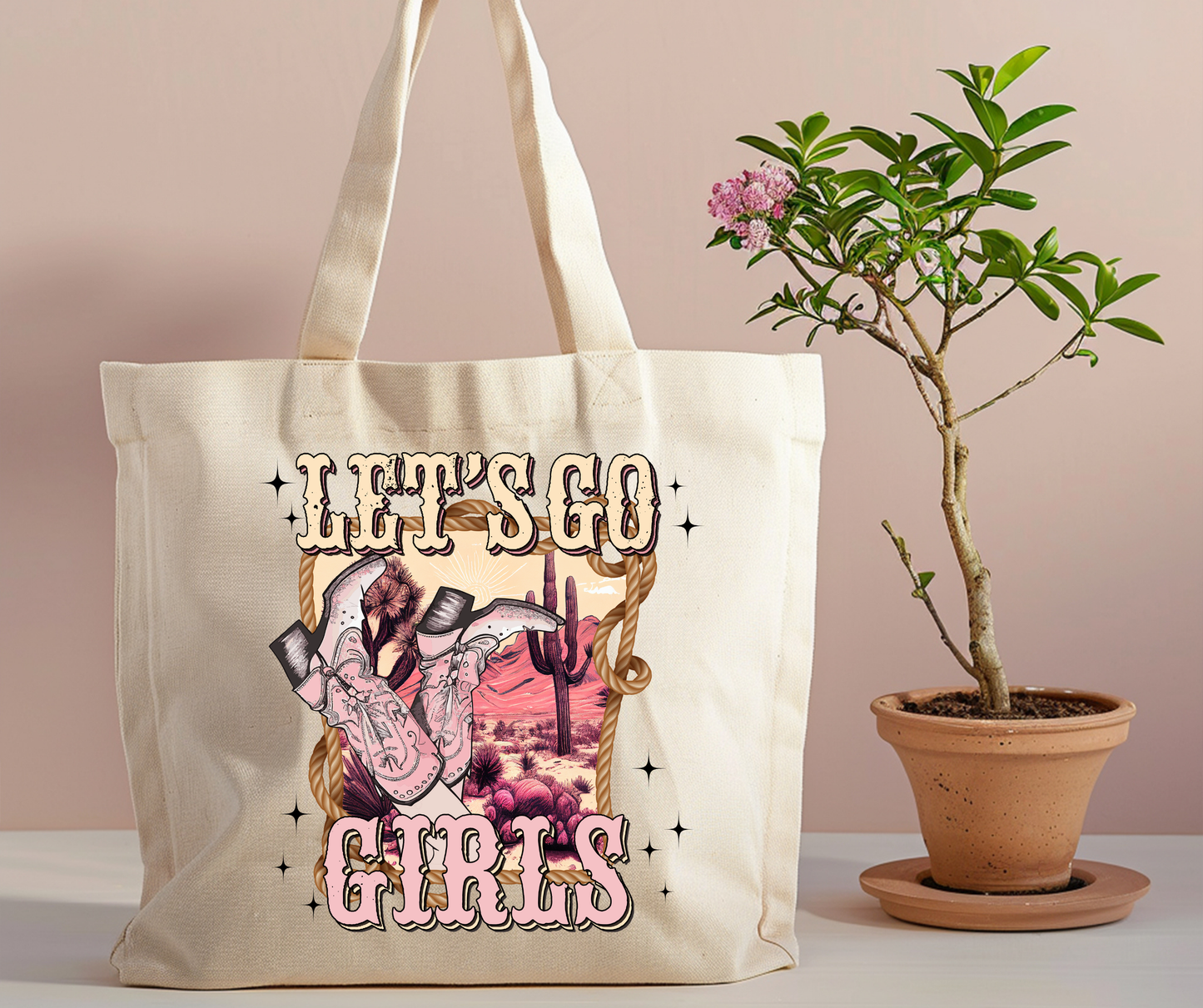 Let's Go Girls tote bag