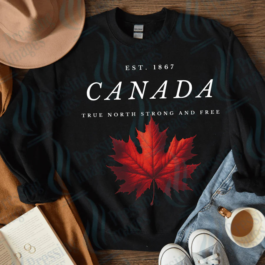 RTW- 3736 Canada Est. 1867 (red leaf)
