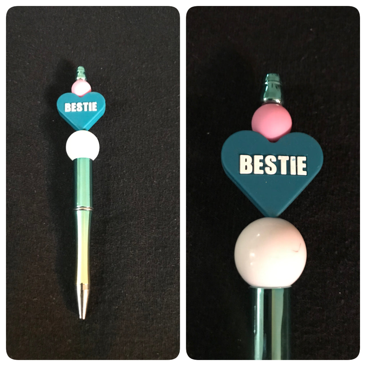 Bestie beaded pen