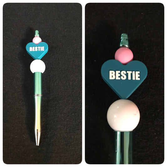 Bestie beaded pen