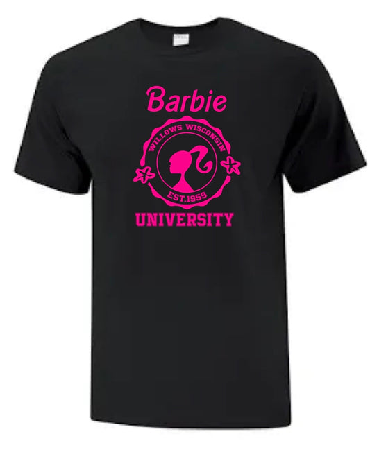 Barbie University T shirt