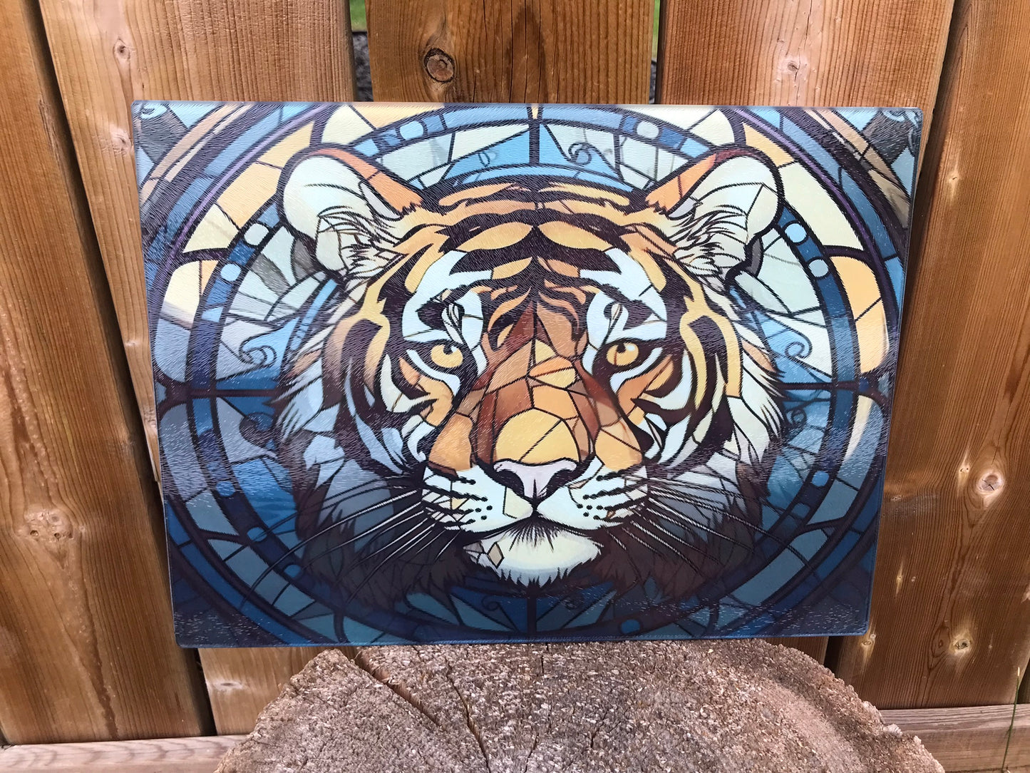 Tiger cutting board