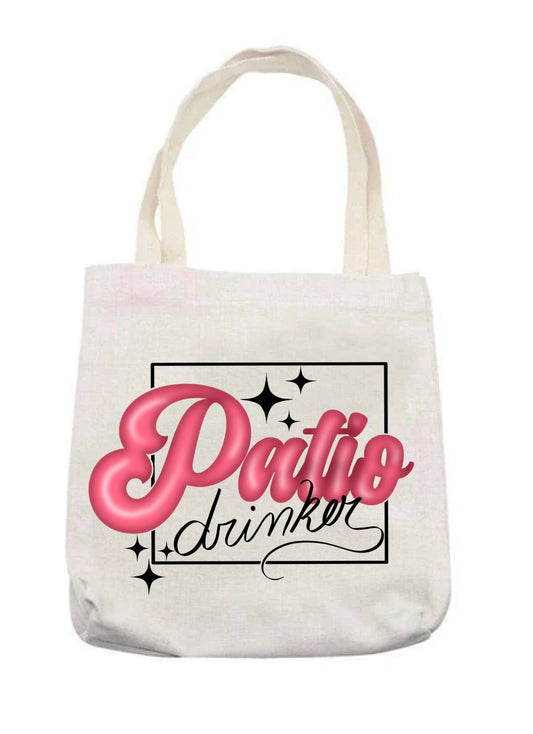 Patio Drinker tote bag