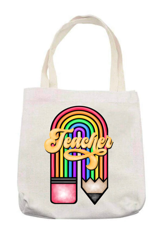 Teacher tote bag