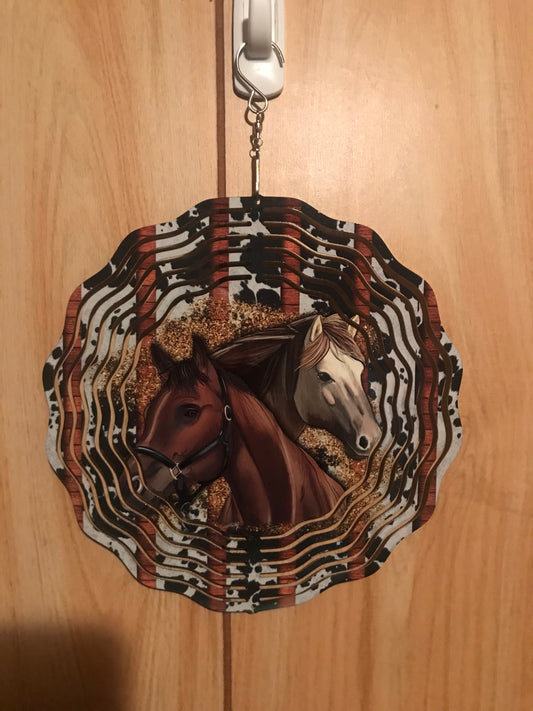 Horse wind spinner