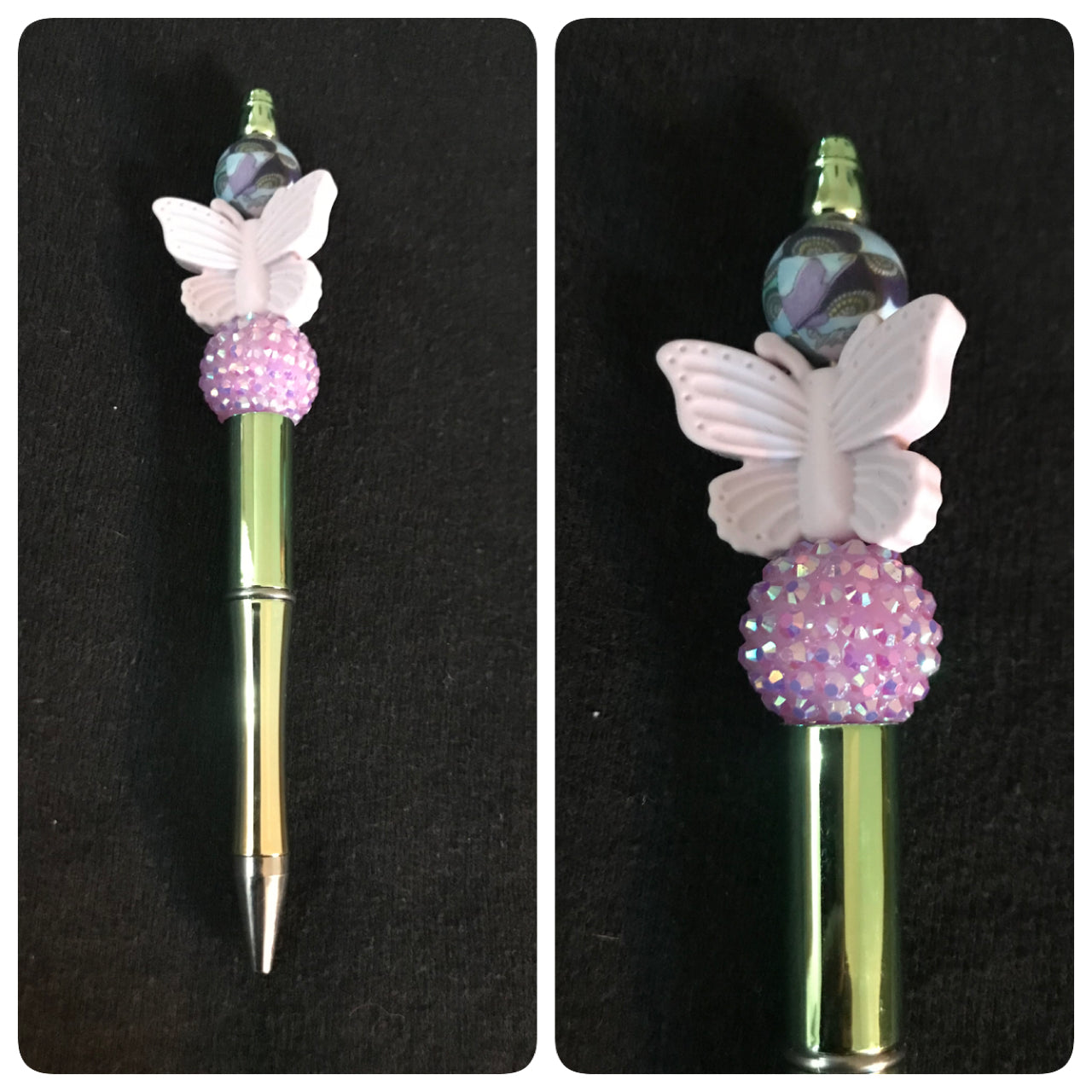 Butterfly 2 beaded pen