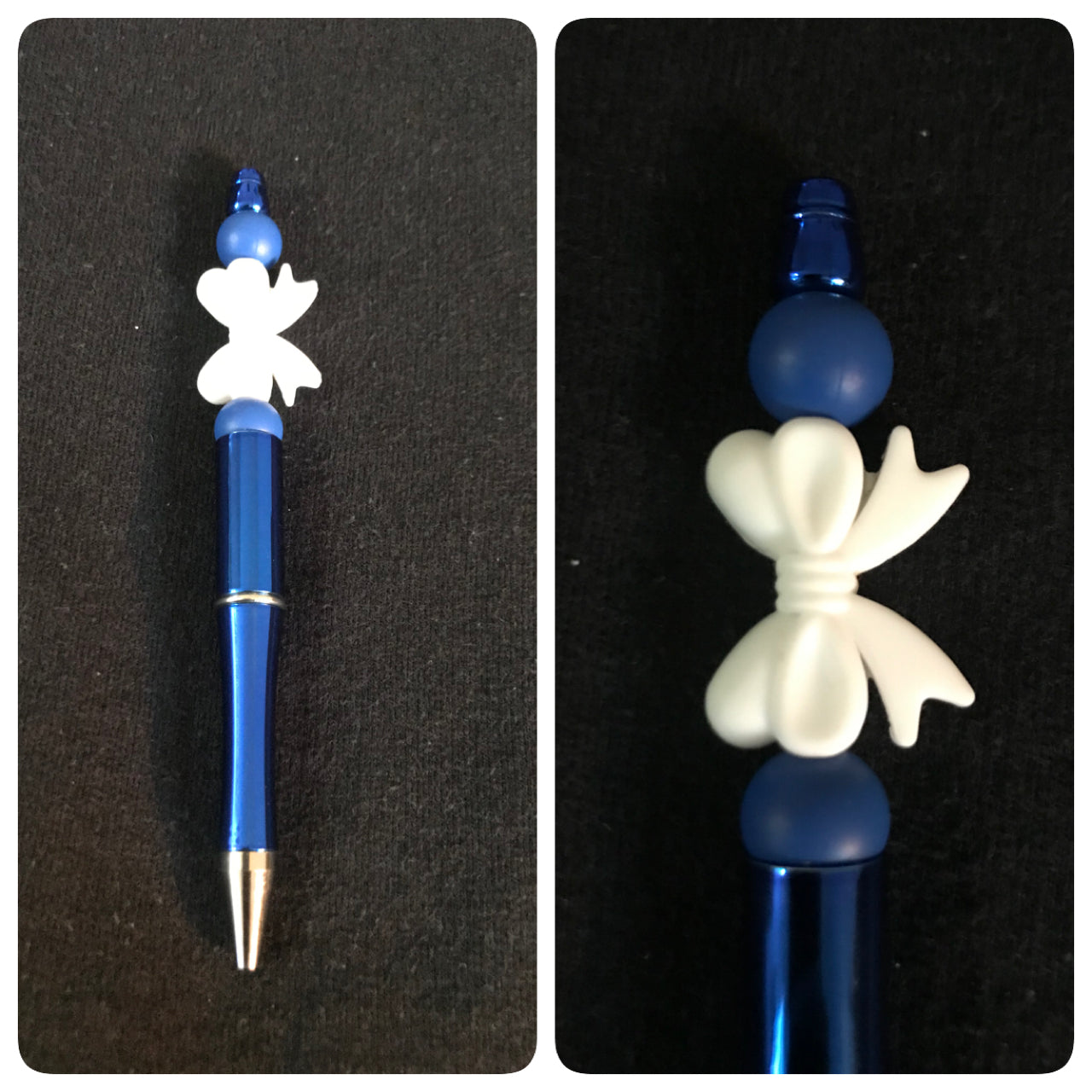 Bow beaded pen