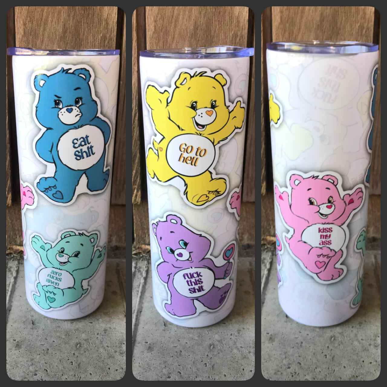 Swear bear tumbler