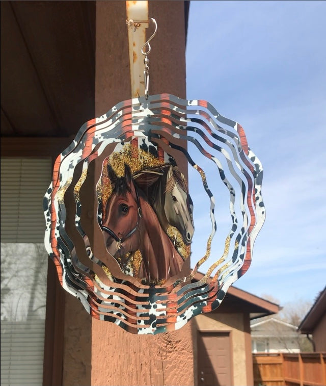 Horse wind spinner