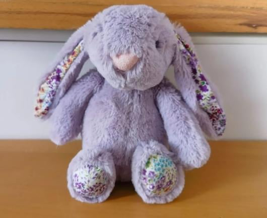 Floral Plush bunny