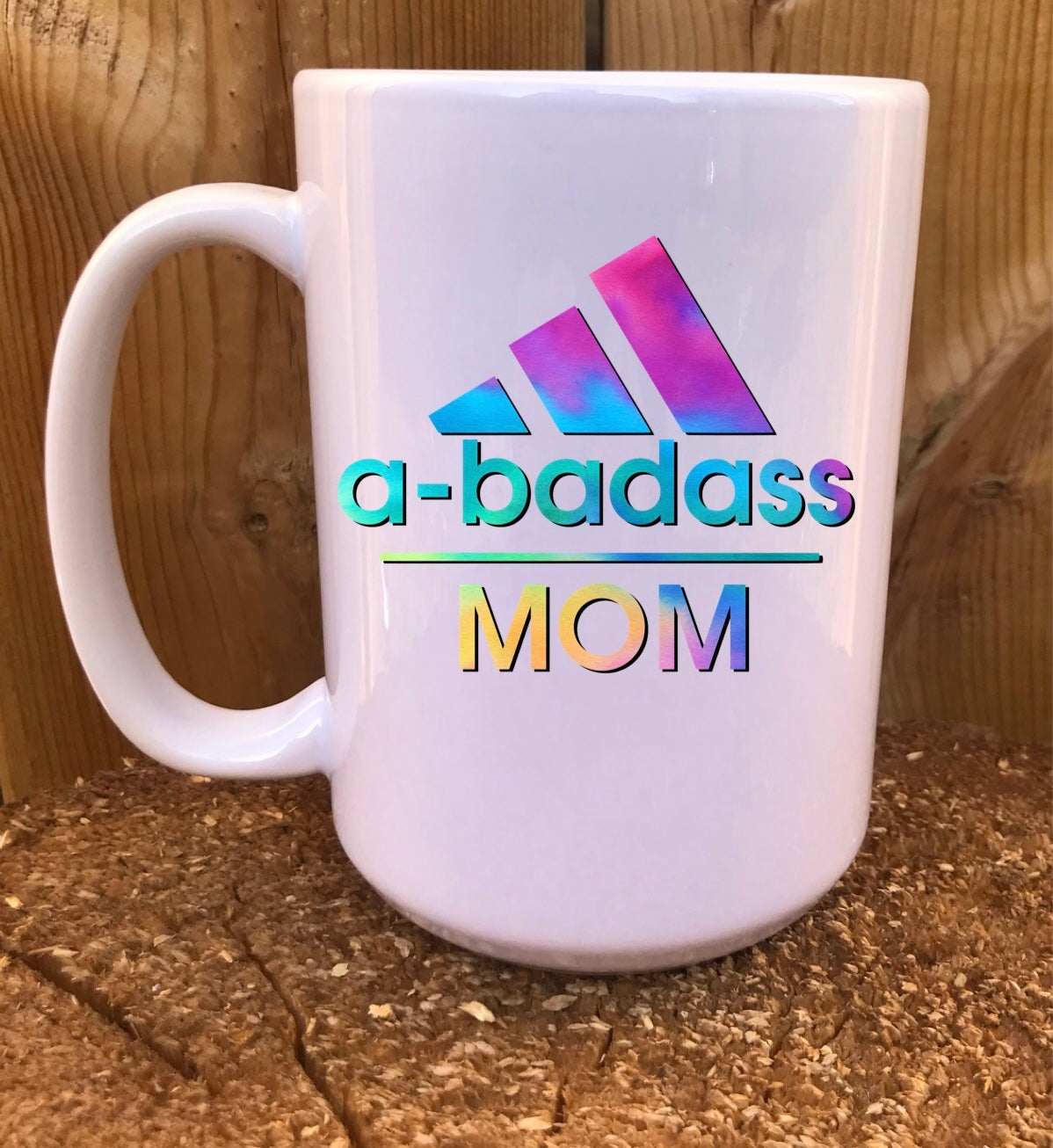 A bad ass mom Tie dye