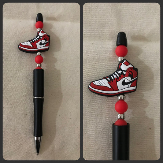 Shoe beaded pen