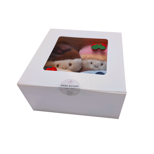 Cake Slice Plush Set — Full Collection (4-Piece)