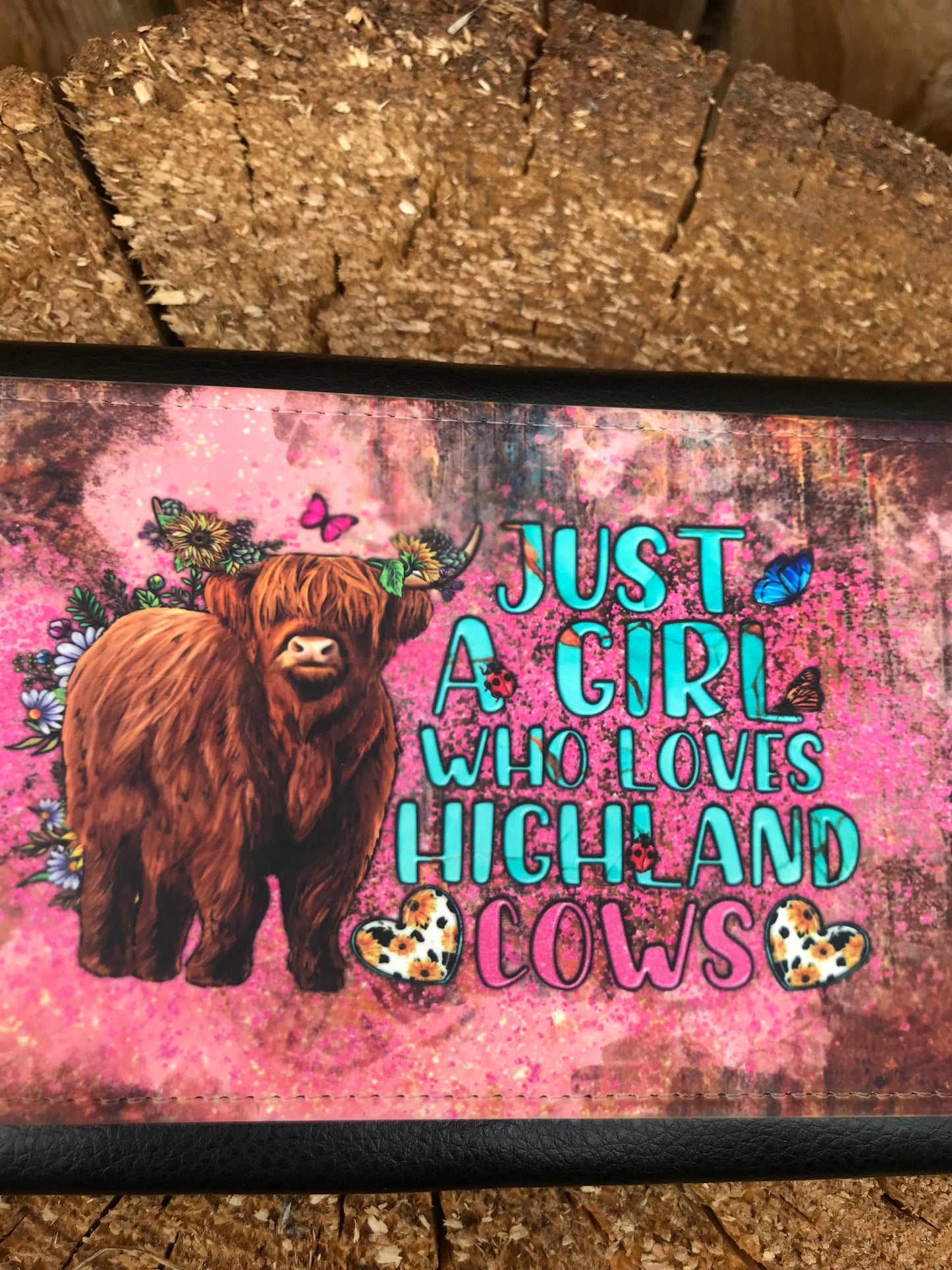 Highland Cow wallet