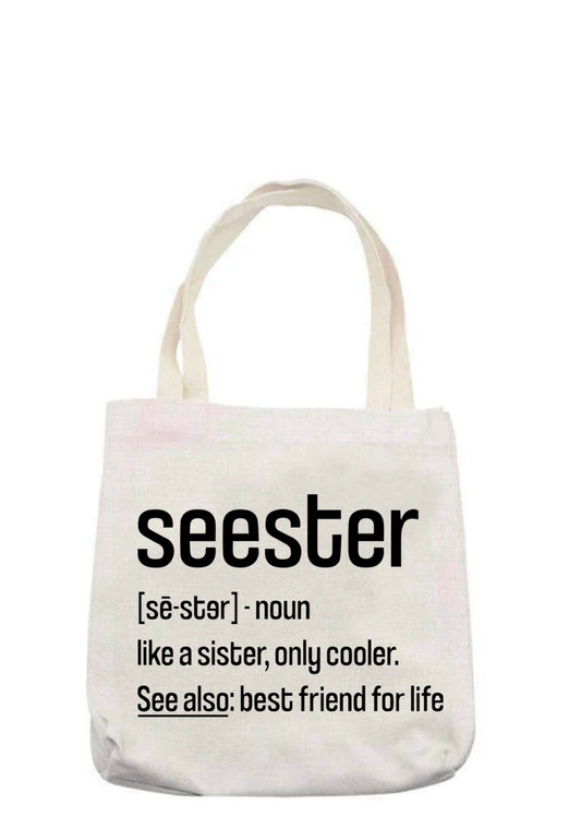 Seester tote bag