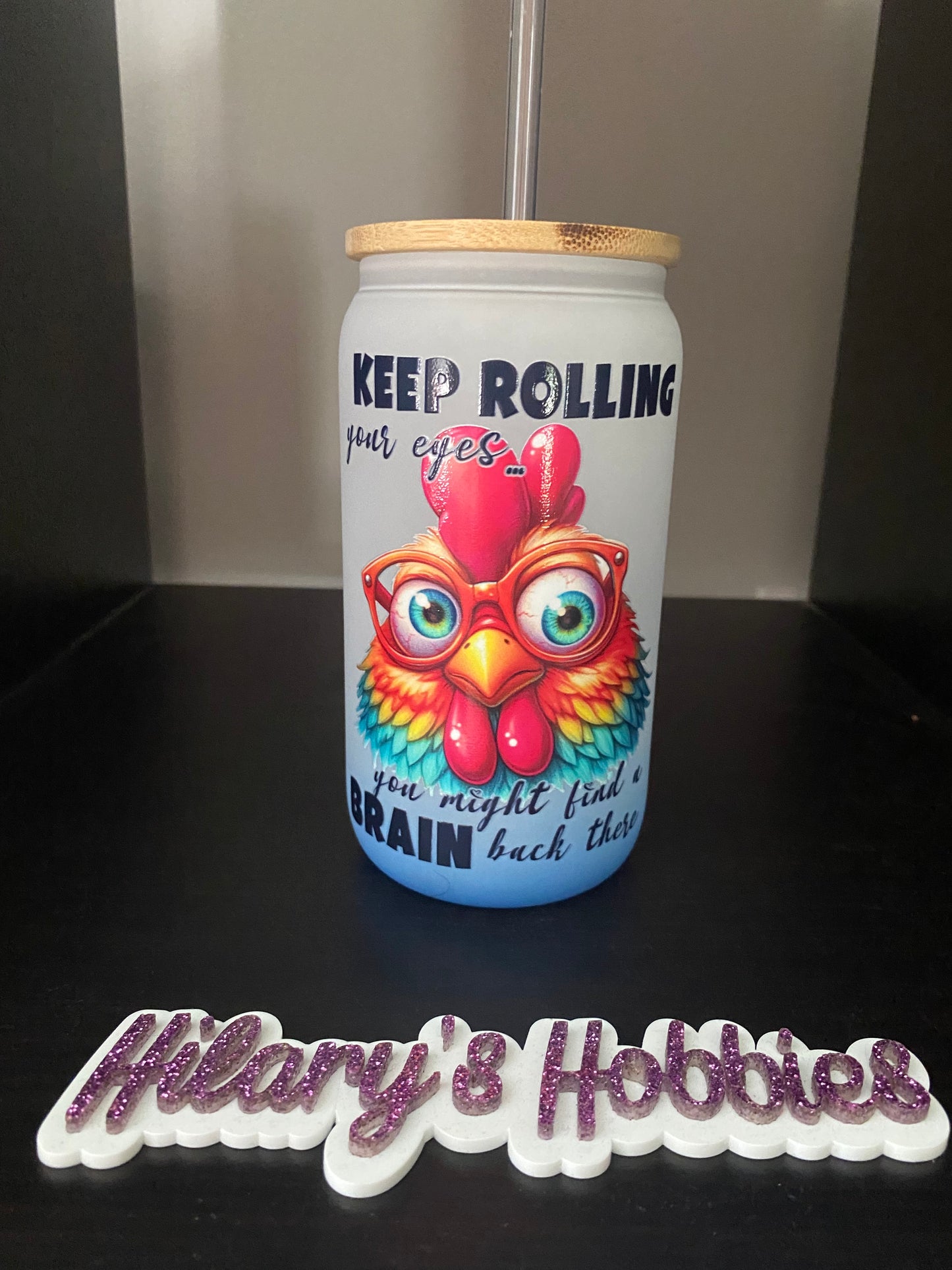 You might find a brain glass tumbler