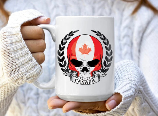 Skull Canada set of 4