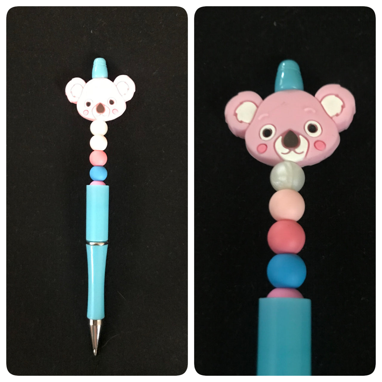 Koala bear beaded pen