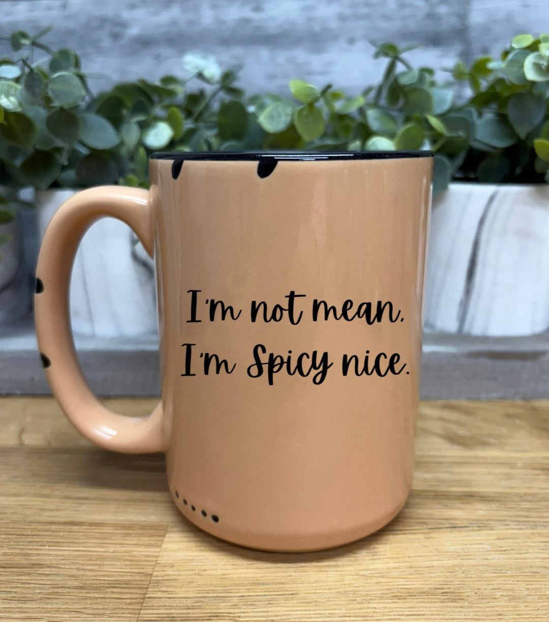 I’m not mean, I’m spicy nice