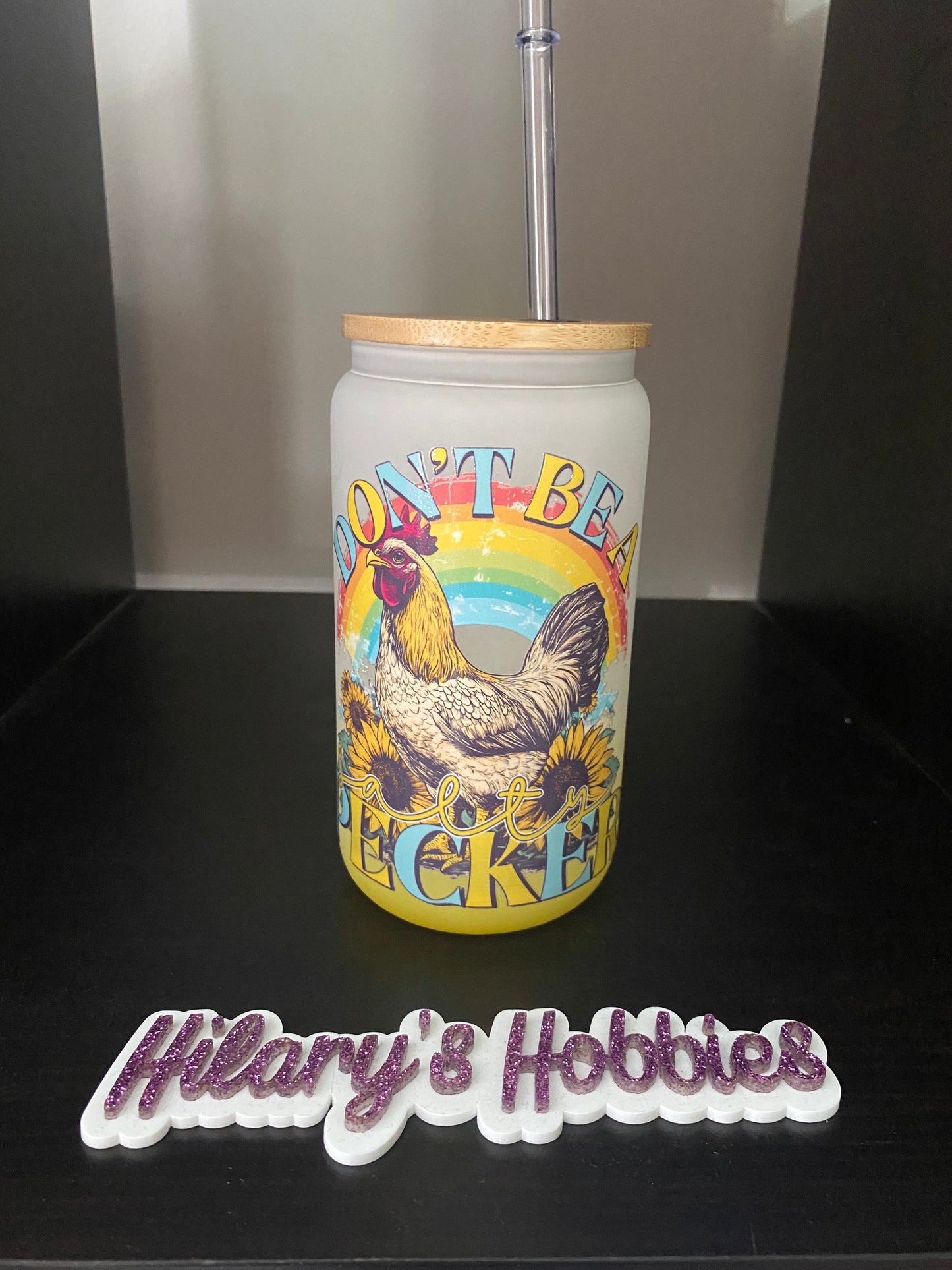 Don’t be a pecker glass tumbler