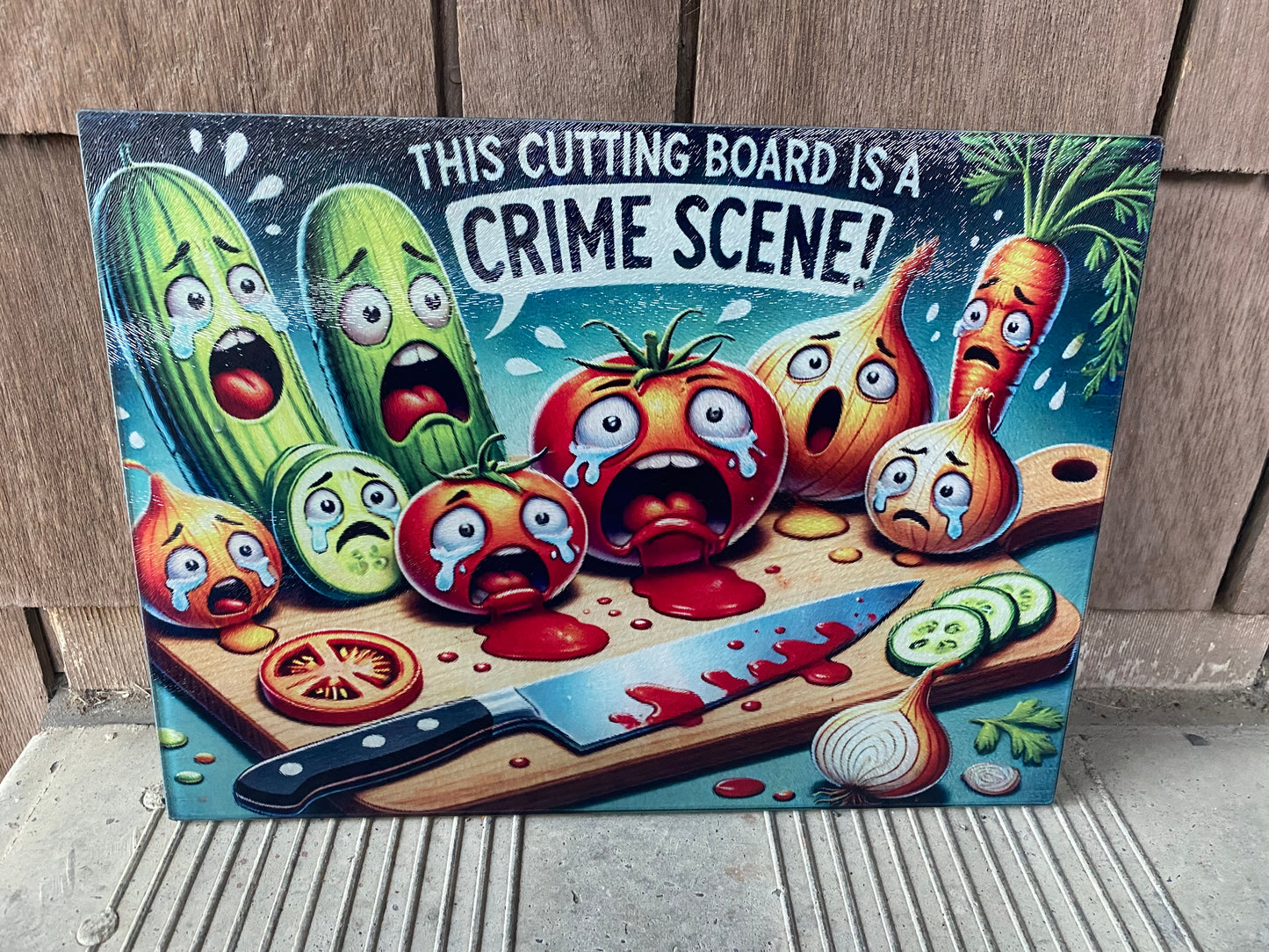 This cutting board is a crime scene cutting board