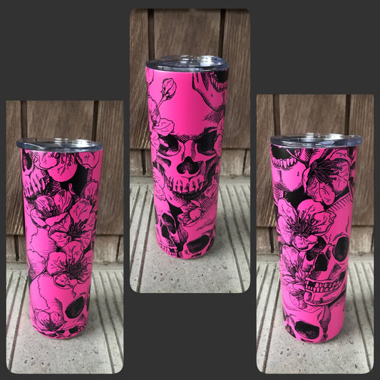 Hot pink skeleton