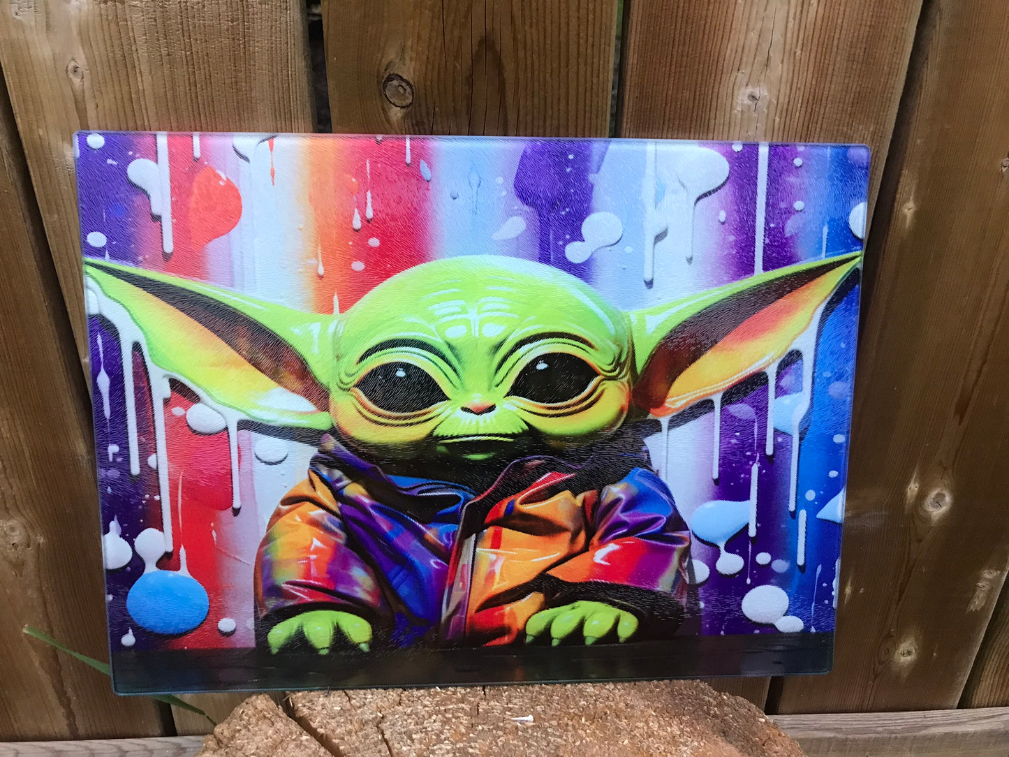 Baby yoda cutting board