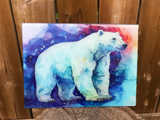 Polar bear cutting board