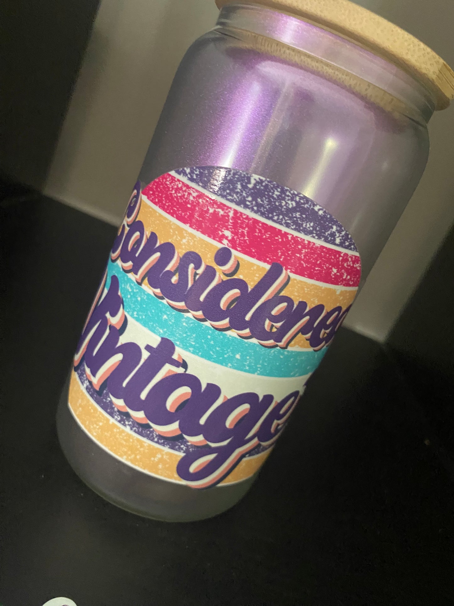Considered Vintage glass tumbler
