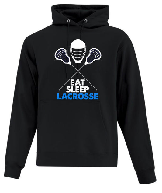 Eat sleep lacrosse hoodie