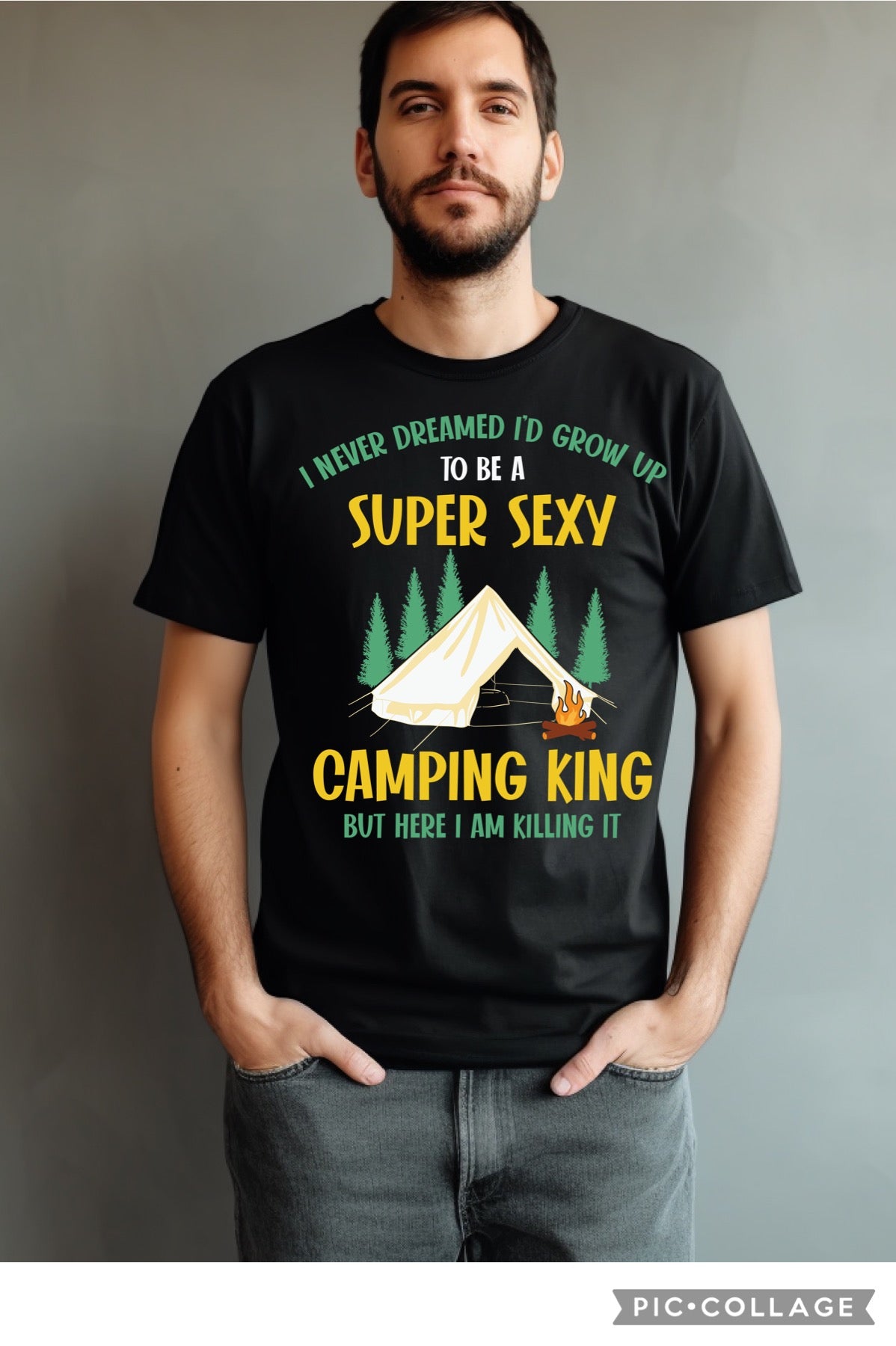 Sexy Camping king  T shirt