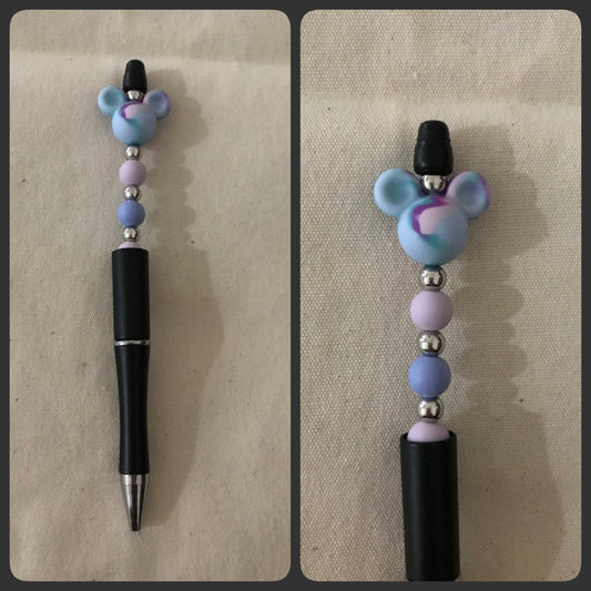 Mouse head beaded pen