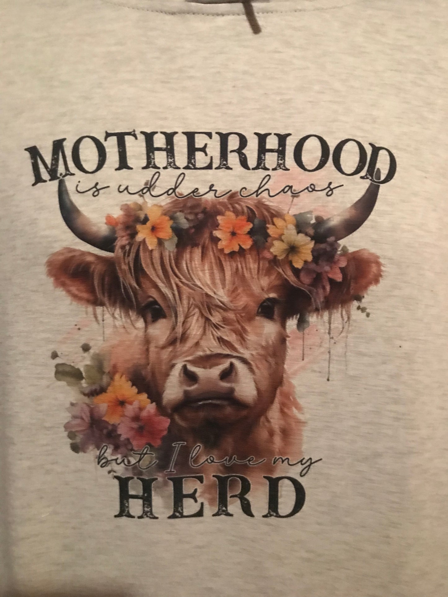 Motherhood is udder chaos but I love my herd