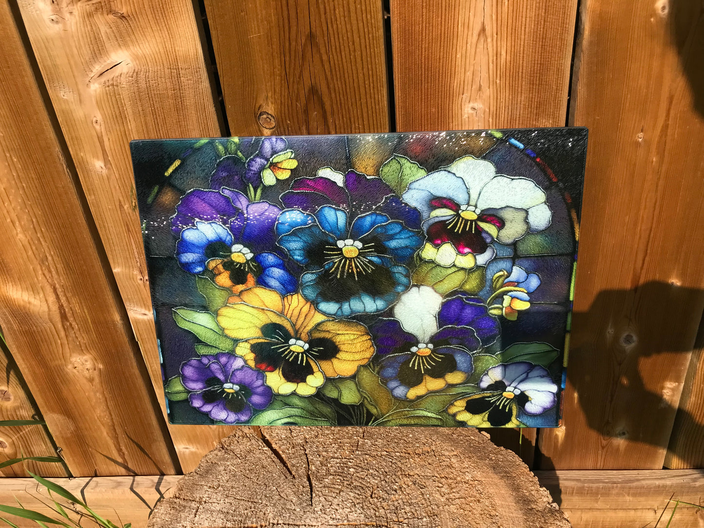 Floral cutting board