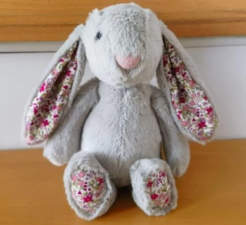 Floral Plush bunny