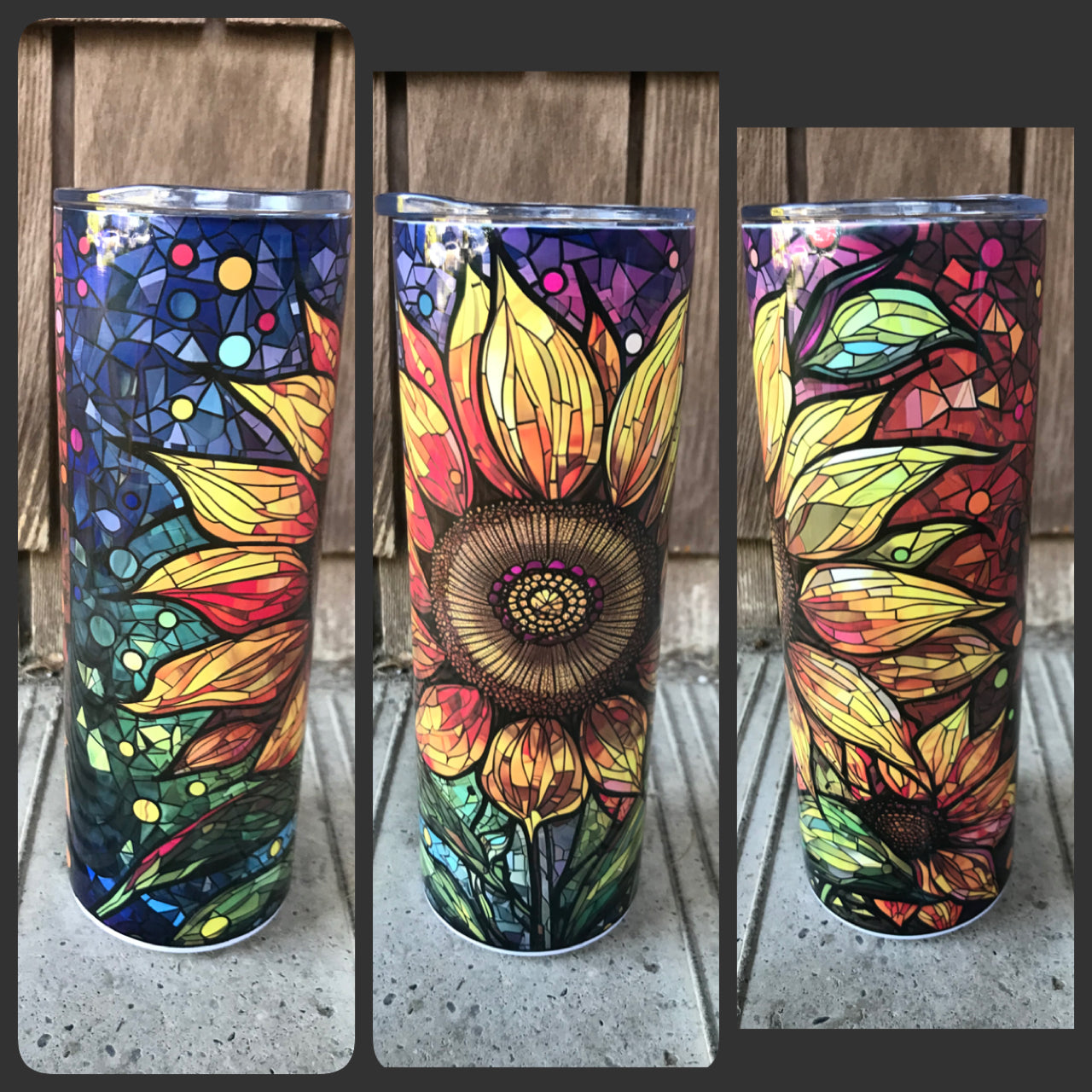 Sunflower tumbler