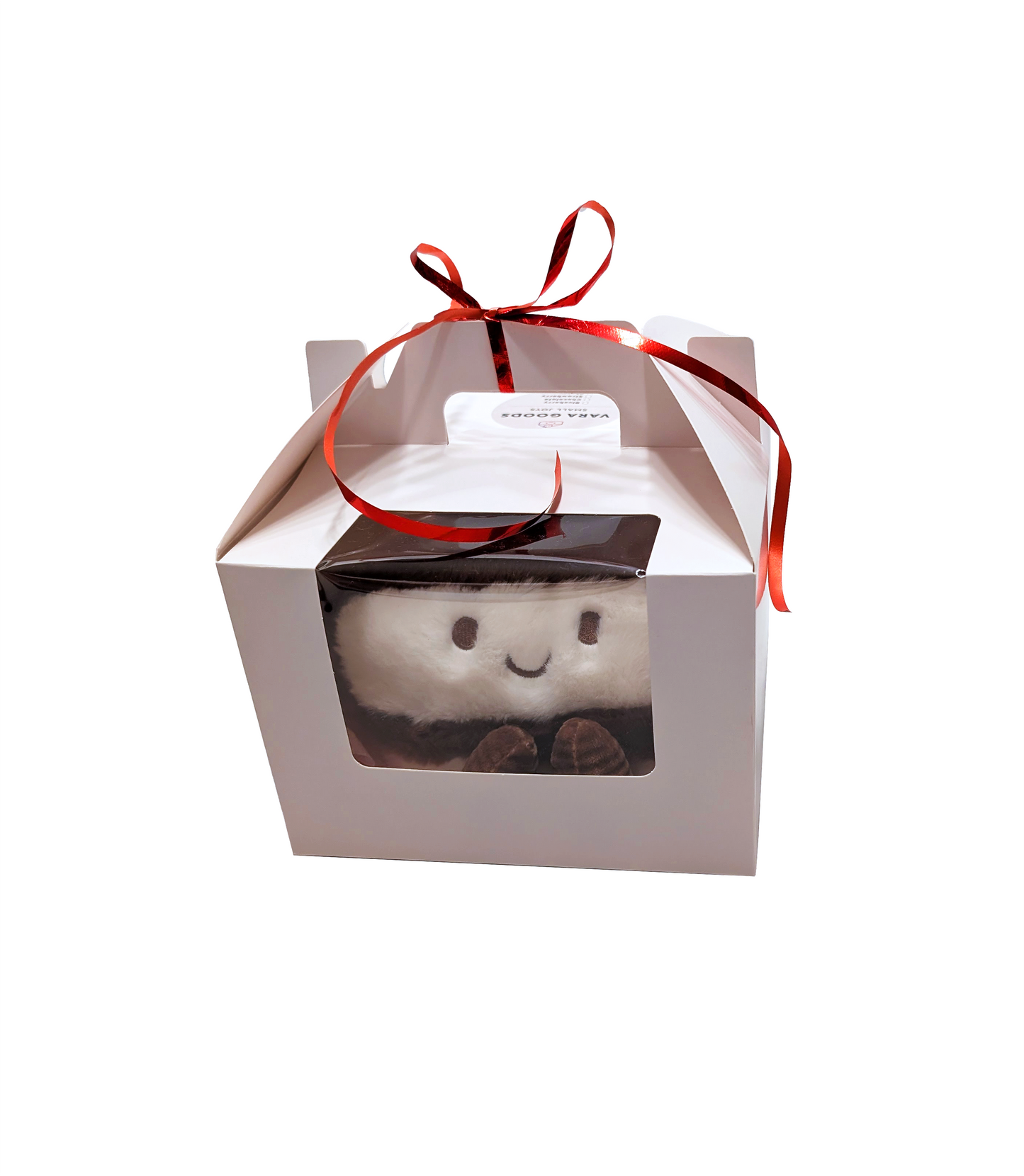 Chocolate Cake Slice Plush - 6 Inch