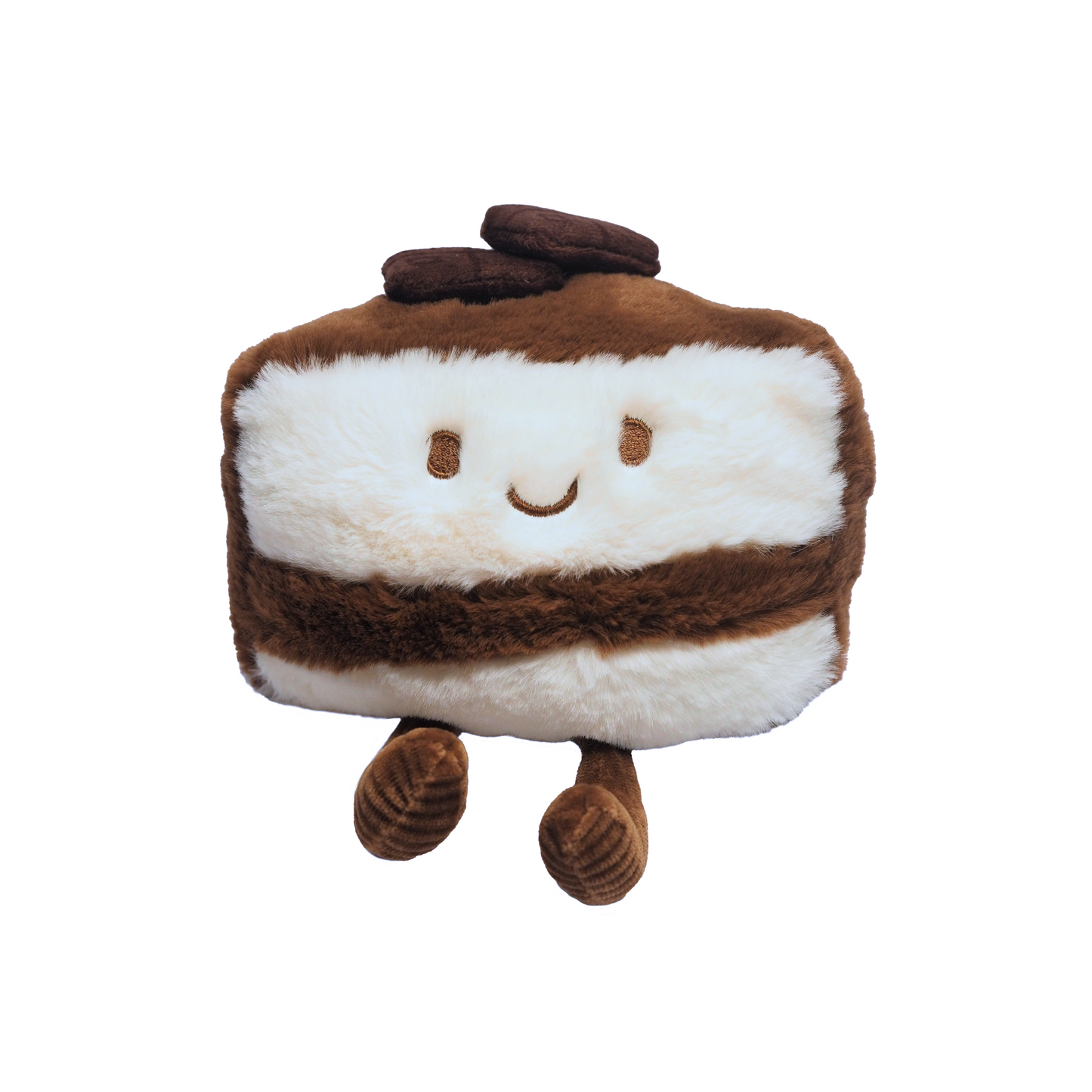 Chocolate Cake Slice Plush - 6 Inch