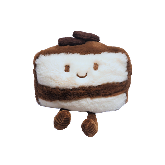 Chocolate Cake Slice Plush - 6 Inch